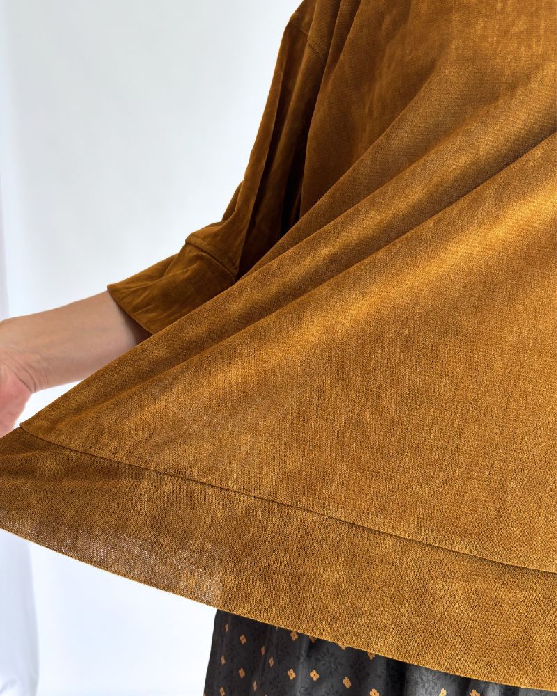 TULLE FLOCKY pullover in Camel