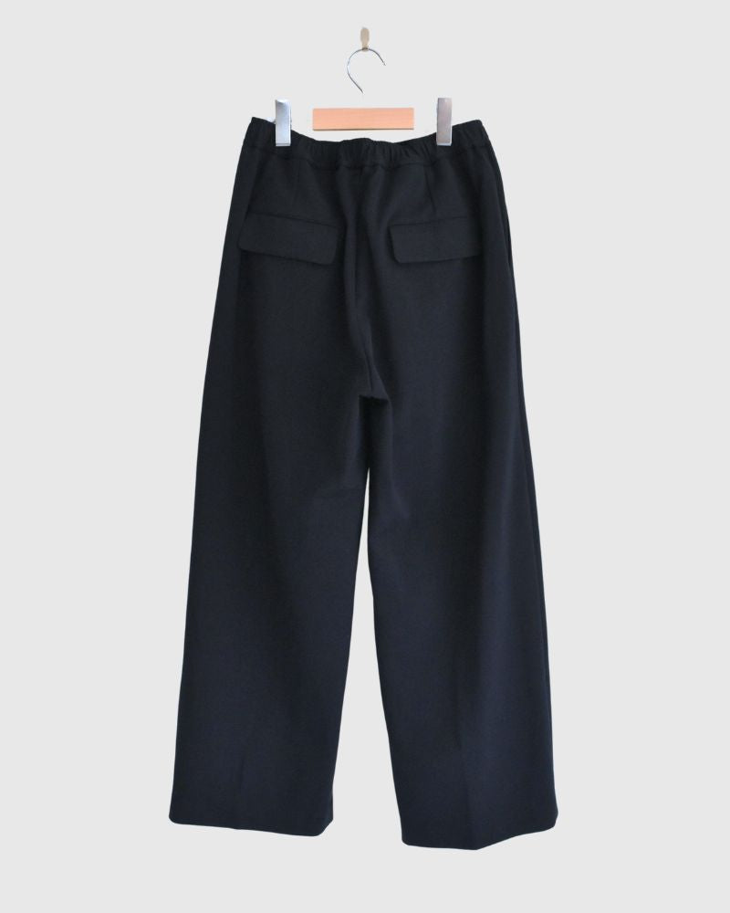 Relaxed Jersey Wide Pants in Navy