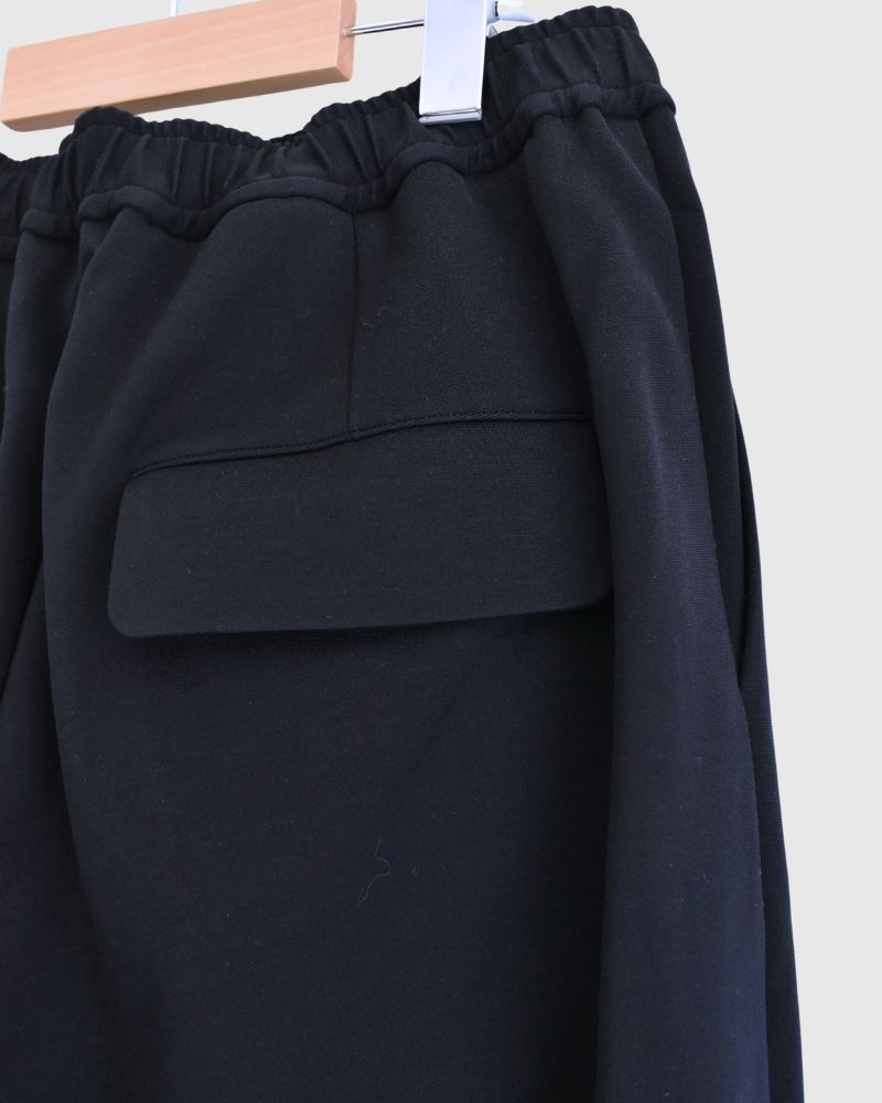 Relaxed Jersey Wide Pants in Navy