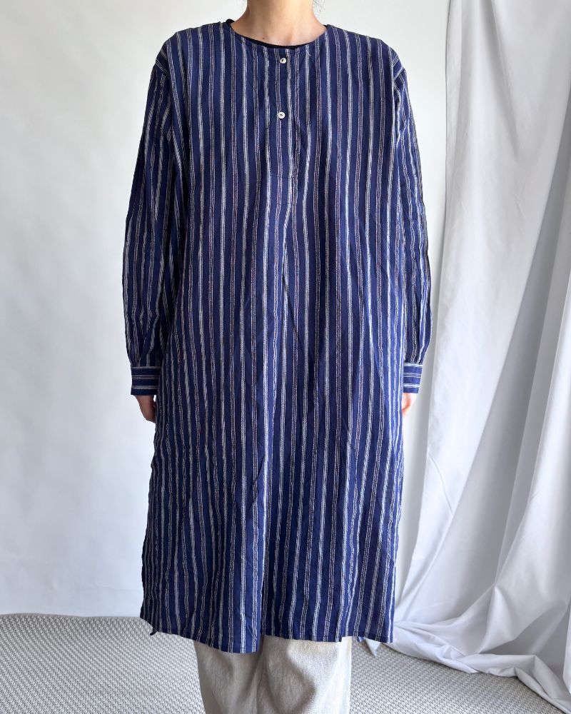 Bengal Stripe Tunic Dress in Navy Bengal Stripe Tunic Dress in Navy