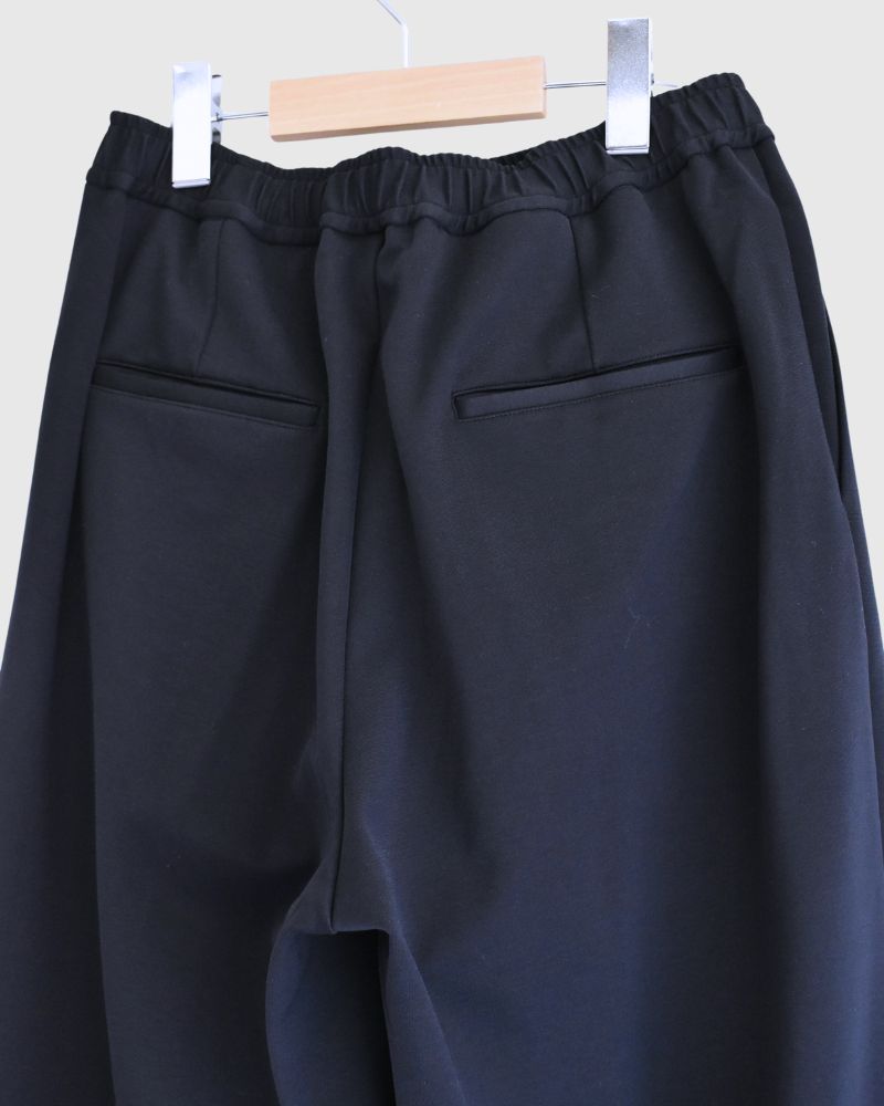 Relaxed Jersey Wide Pants in Navy