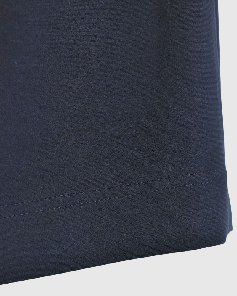 Relaxed Jersey Wide Pants in Navy