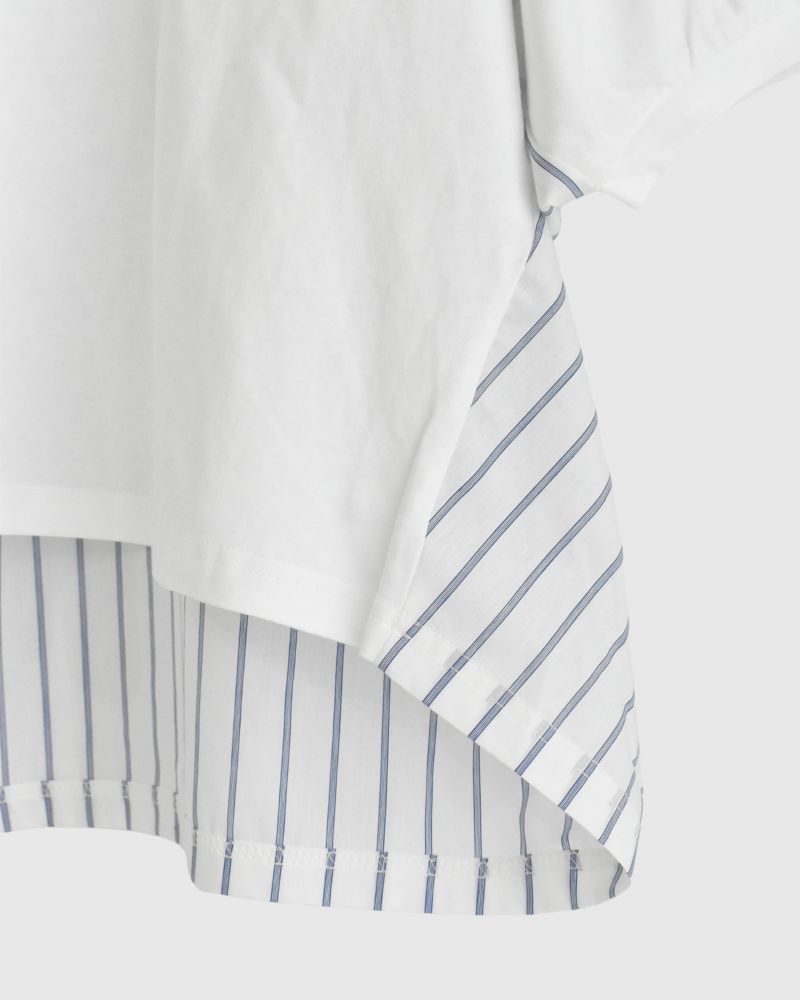 Design combination top 'SALOW' in OffWhite