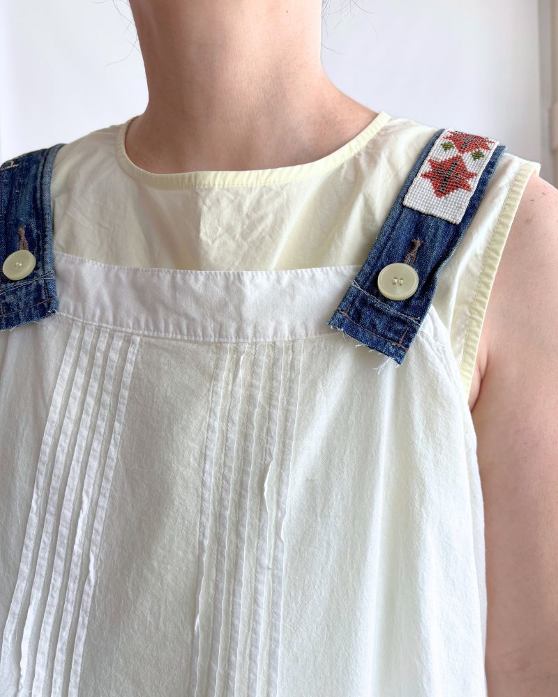 Lawn Dress in White