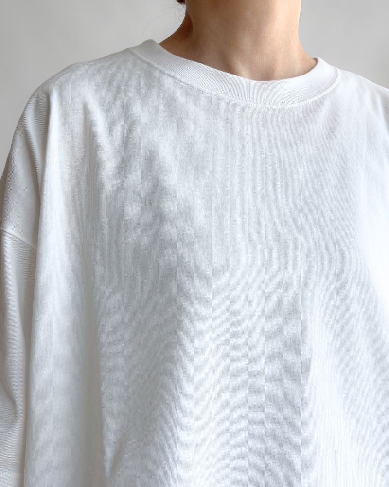 Shirring S/S PULLOVER in White