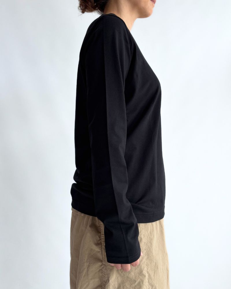 SOL Long Sleeve Tee in Black
