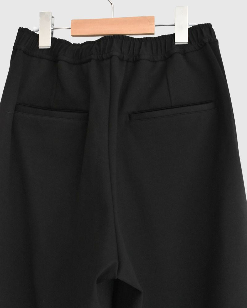 Relaxed Jersey Wide Pants in Black