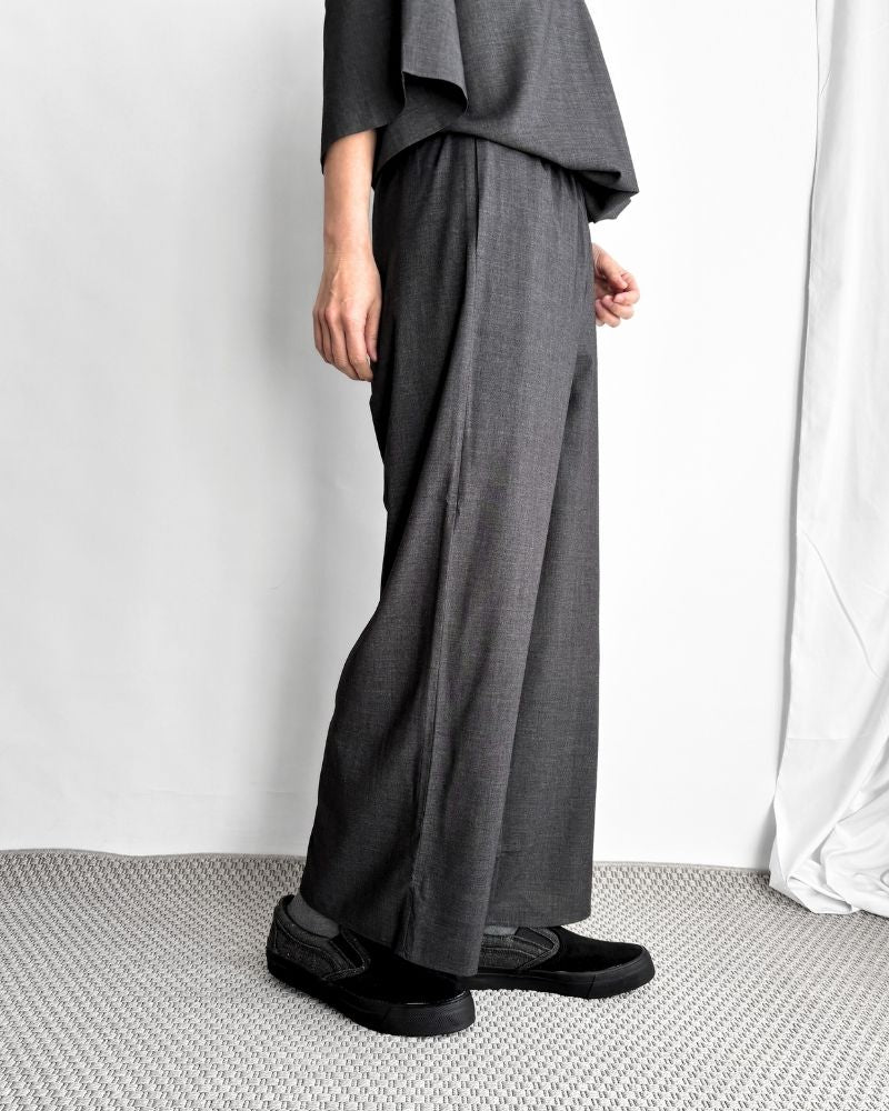 Tetoron Easy Pants in Gray Tetoron Easy Pants in Gray