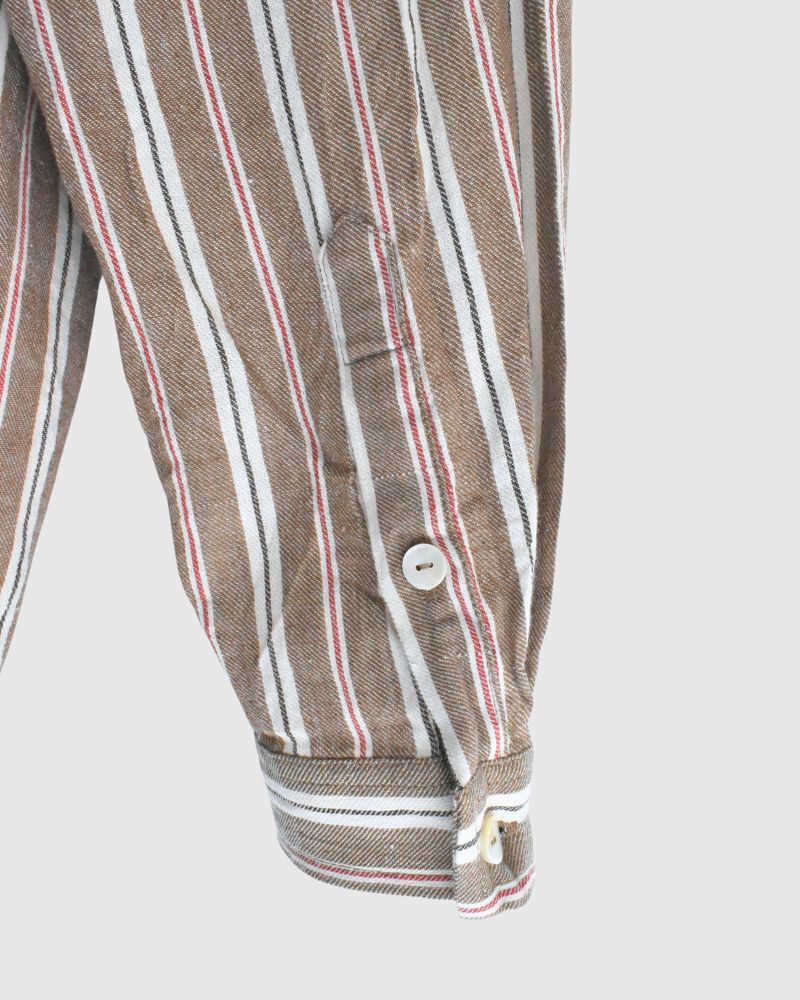 Bengal Stripe Shirt in Brown