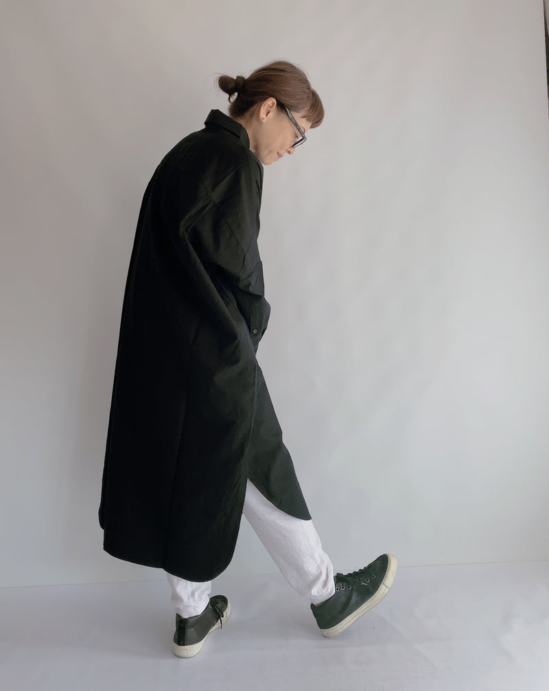 Cotton Wool Shirt Dress