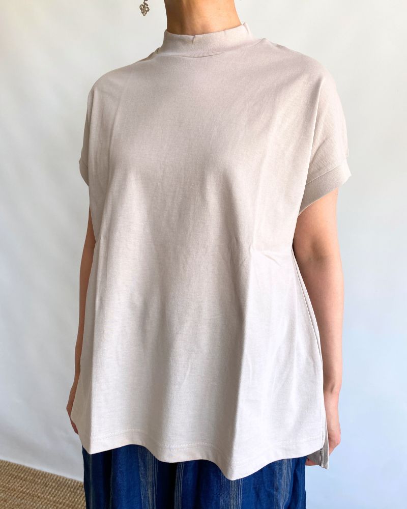 Organic Air-Spun Jersey French T-Shirt in Grayge