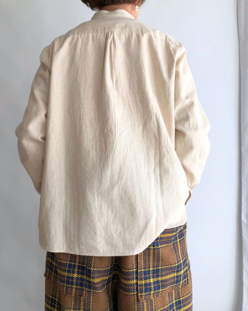 VILLAGE MILLET BLOUSE in Ecru