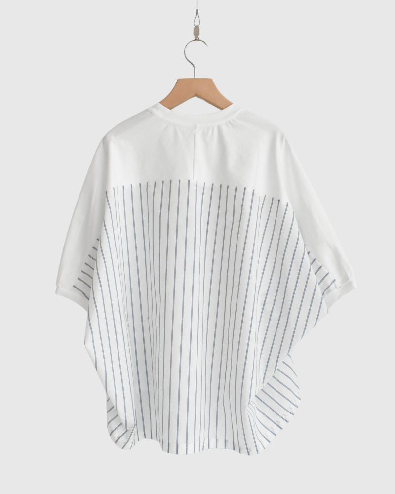 Design combination top 'SALOW' in OffWhite