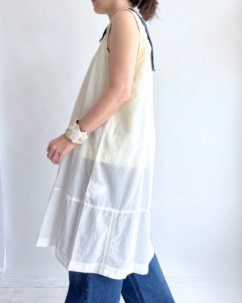 Lawn Dress in White