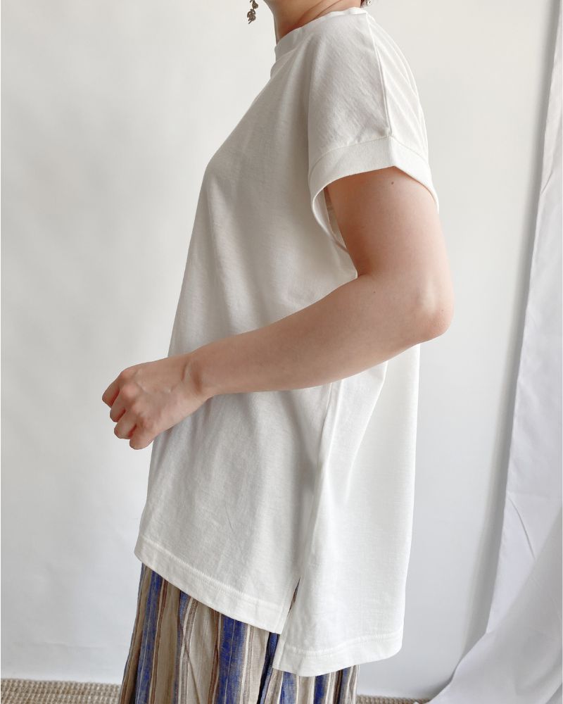Organic Air-Spun Jersey French T-Shirt in Off