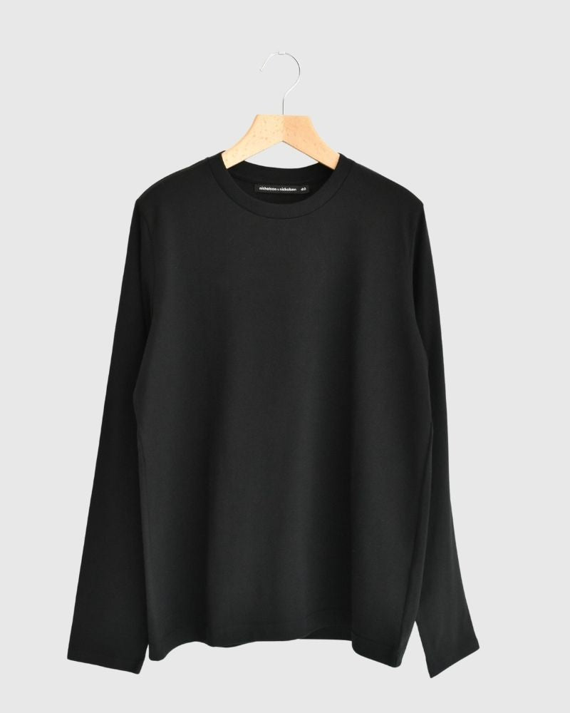 SOL Long Sleeve Tee in Black