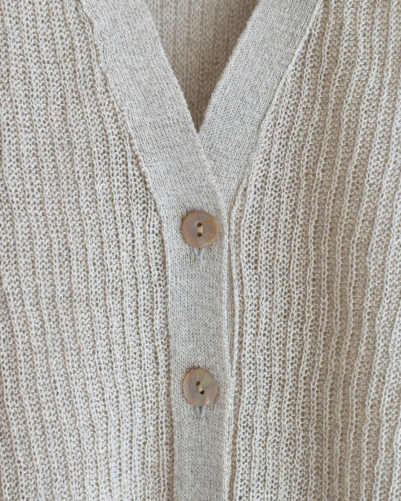 JAPAN WHOLEGARMENT Cardigan in Natural