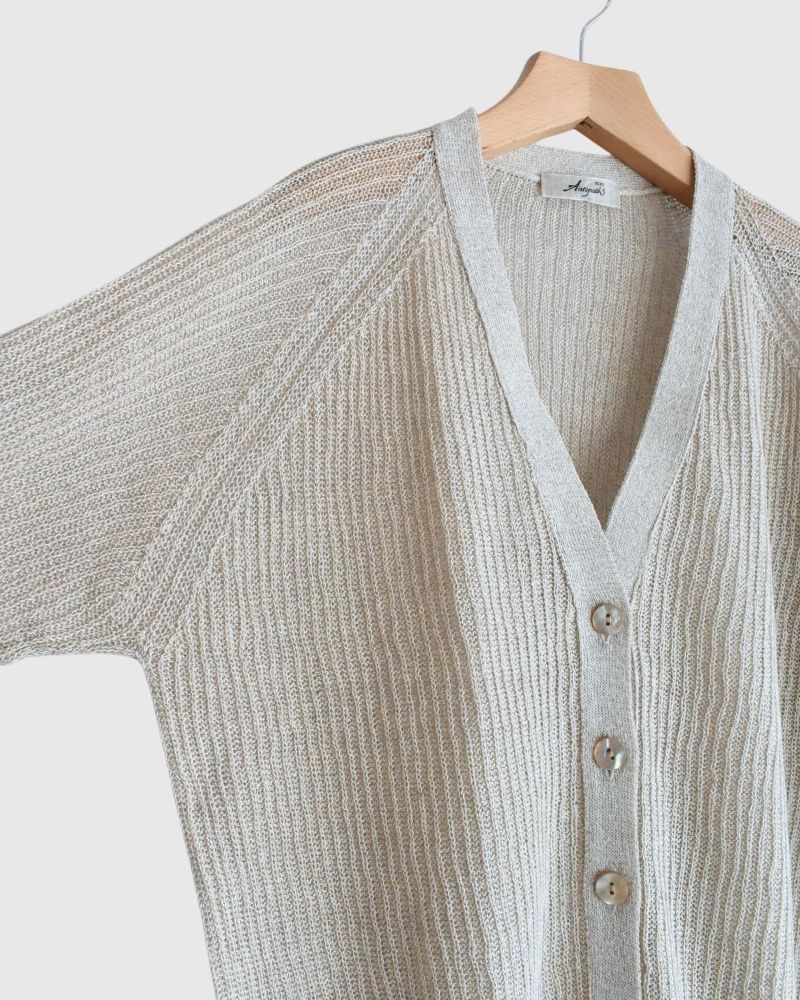 JAPAN WHOLEGARMENT Cardigan in Natural