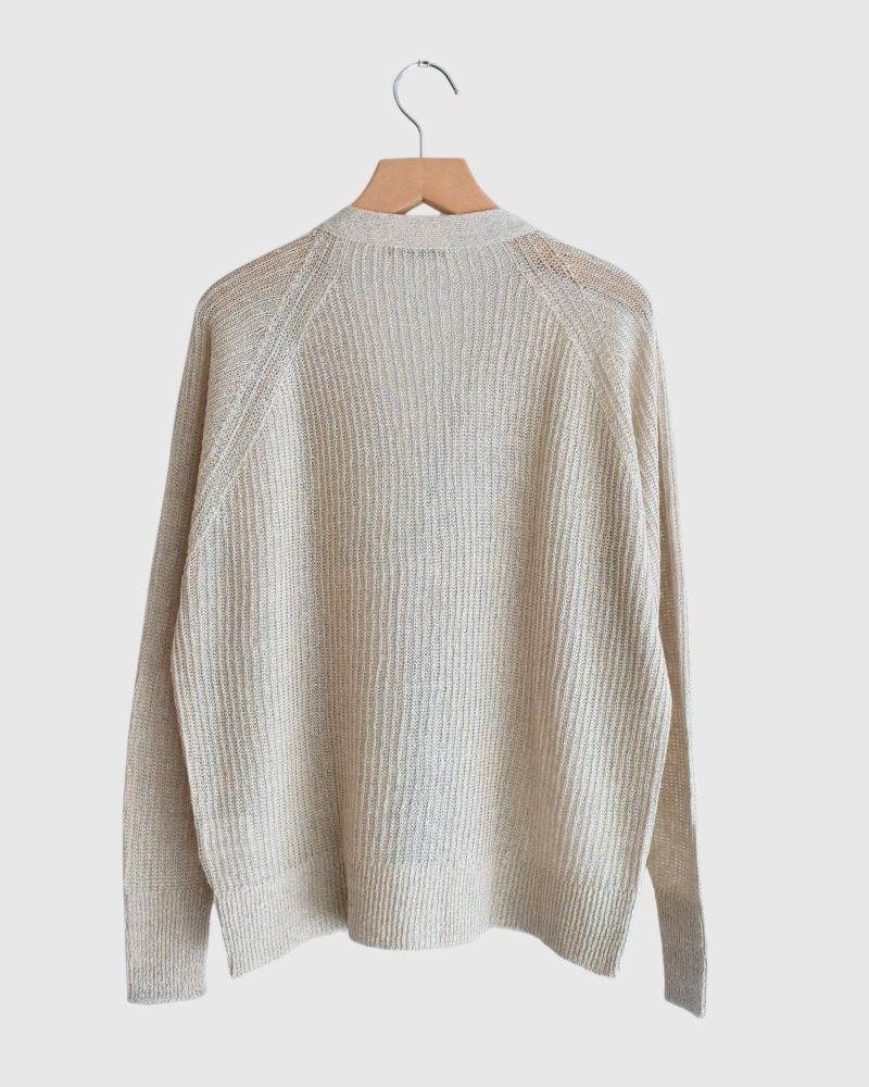 JAPAN WHOLEGARMENT Cardigan in Natural