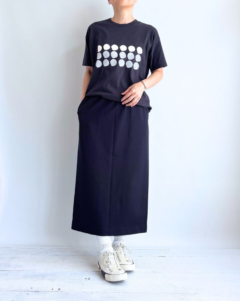 Relaxed Jersey Skirt in Navy Relaxed Jersey Skirt in Navy
