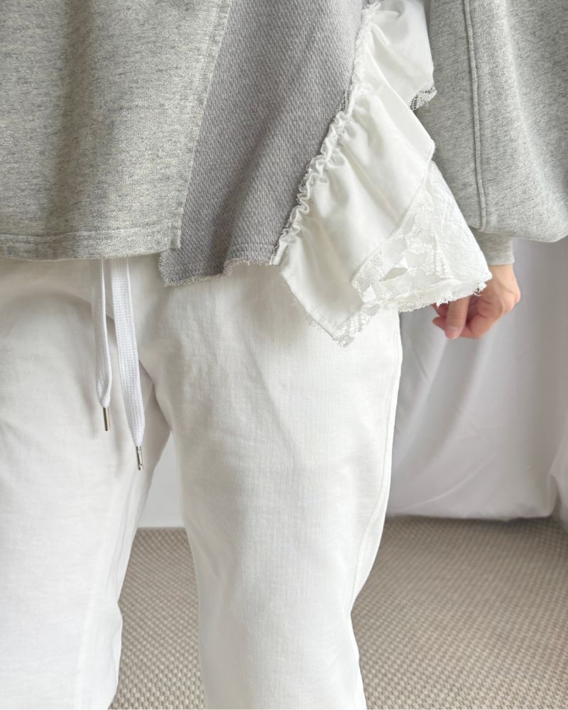 Unisex Sweatpants in White