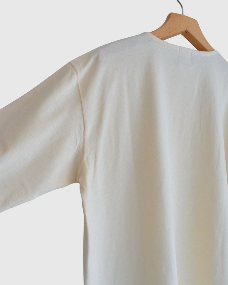 10-Button Tee in Ivory
