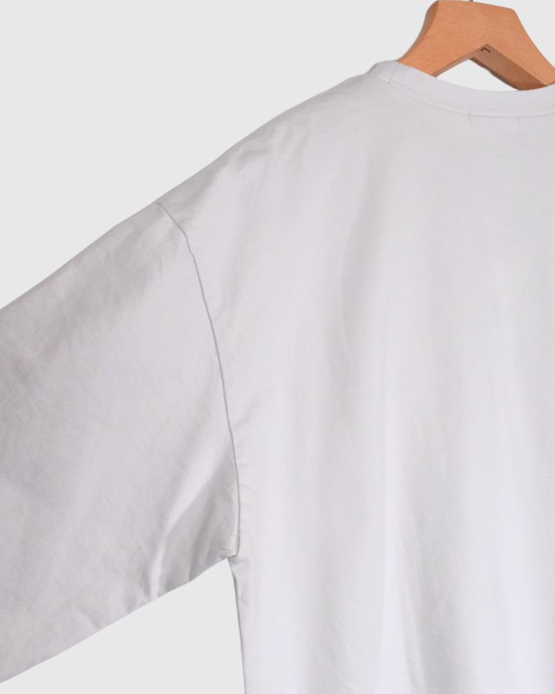 High Gauge Jersey Pullover in LightGray
