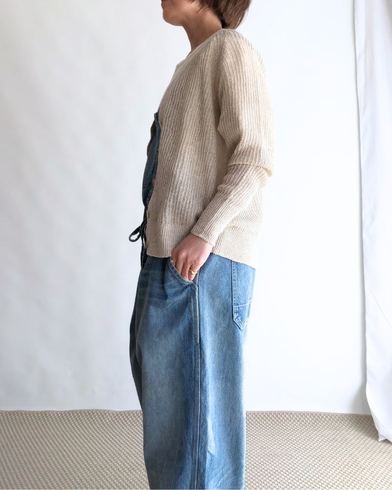JAPAN WHOLEGARMENT Cardigan in Natural
