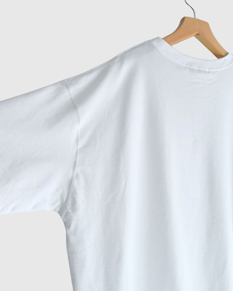 Shirring S/S PULLOVER in White