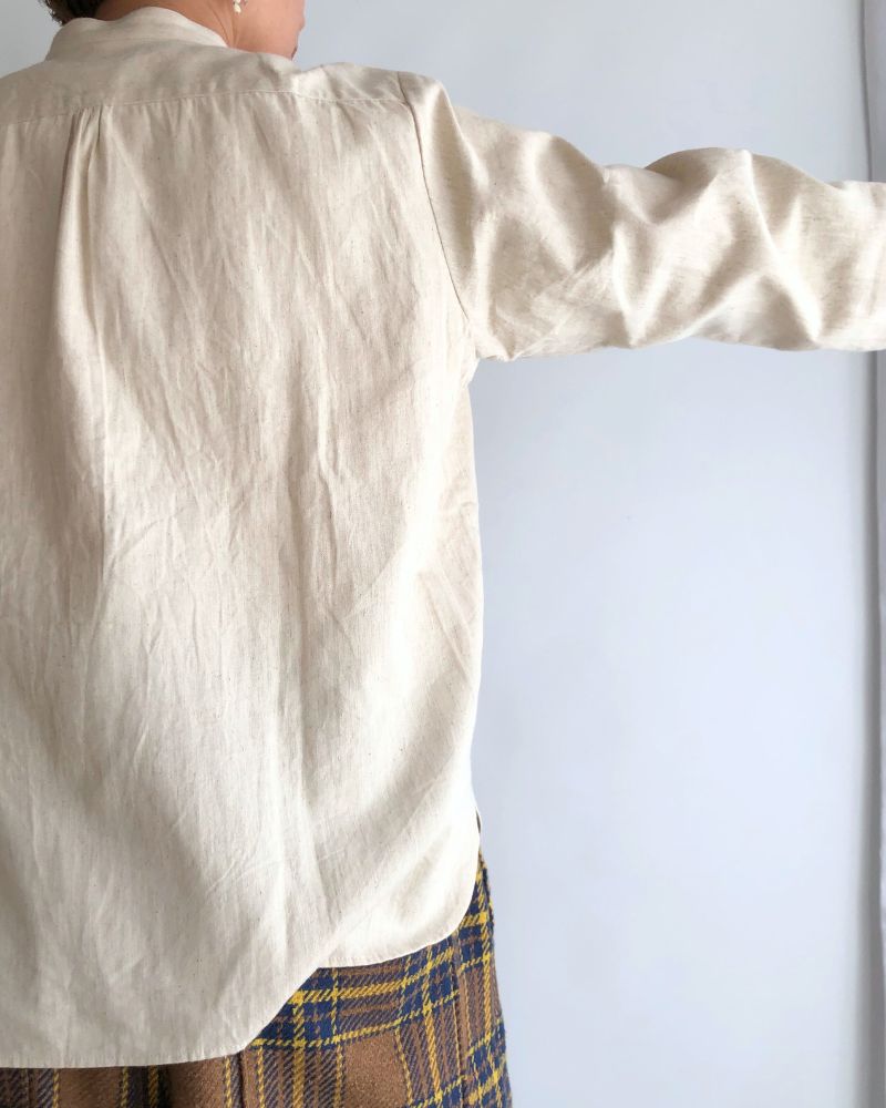 VILLAGE MILLET BLOUSE in Ecru