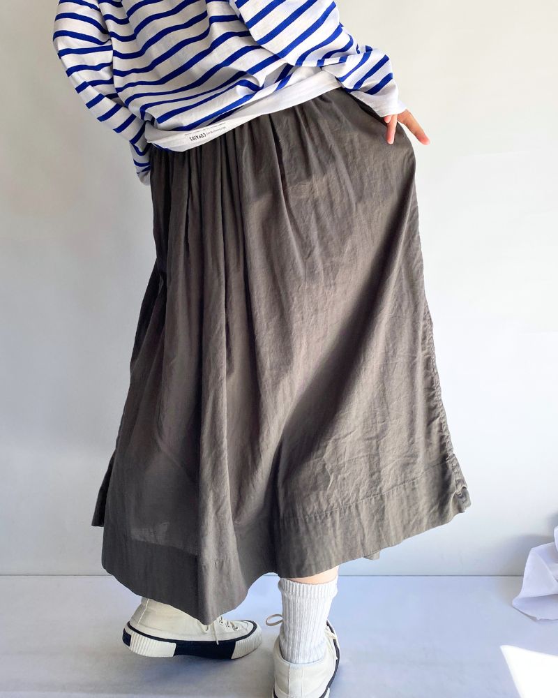 Sheerling Skirt in Gray