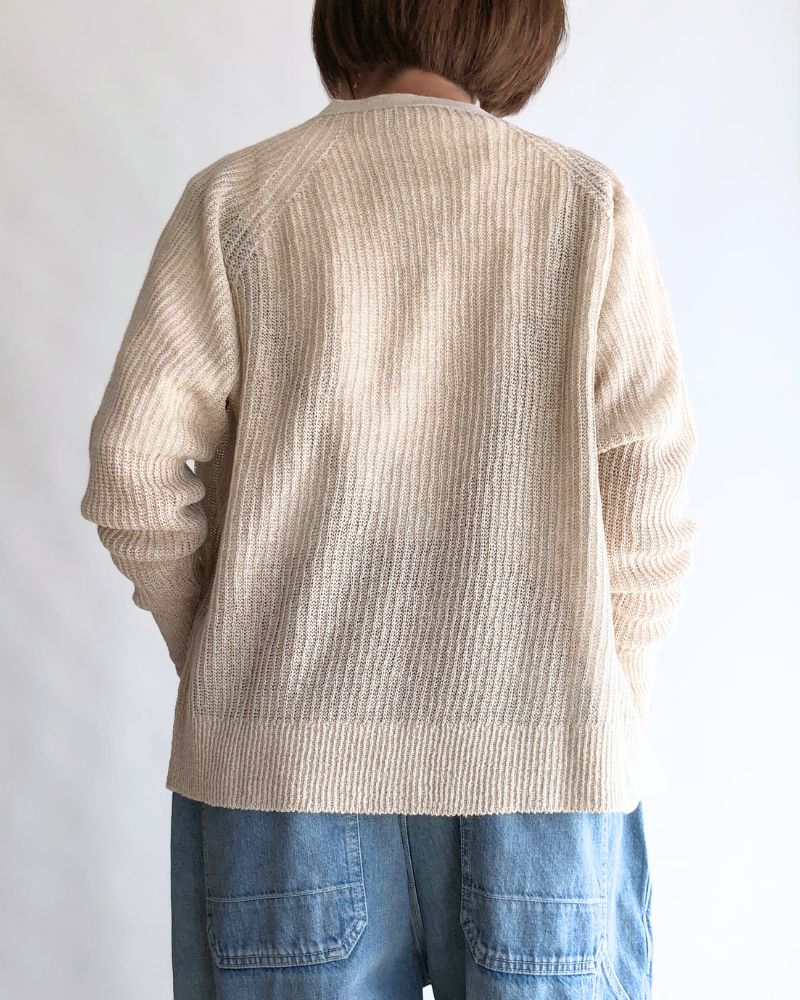 JAPAN WHOLEGARMENT Cardigan in Natural
