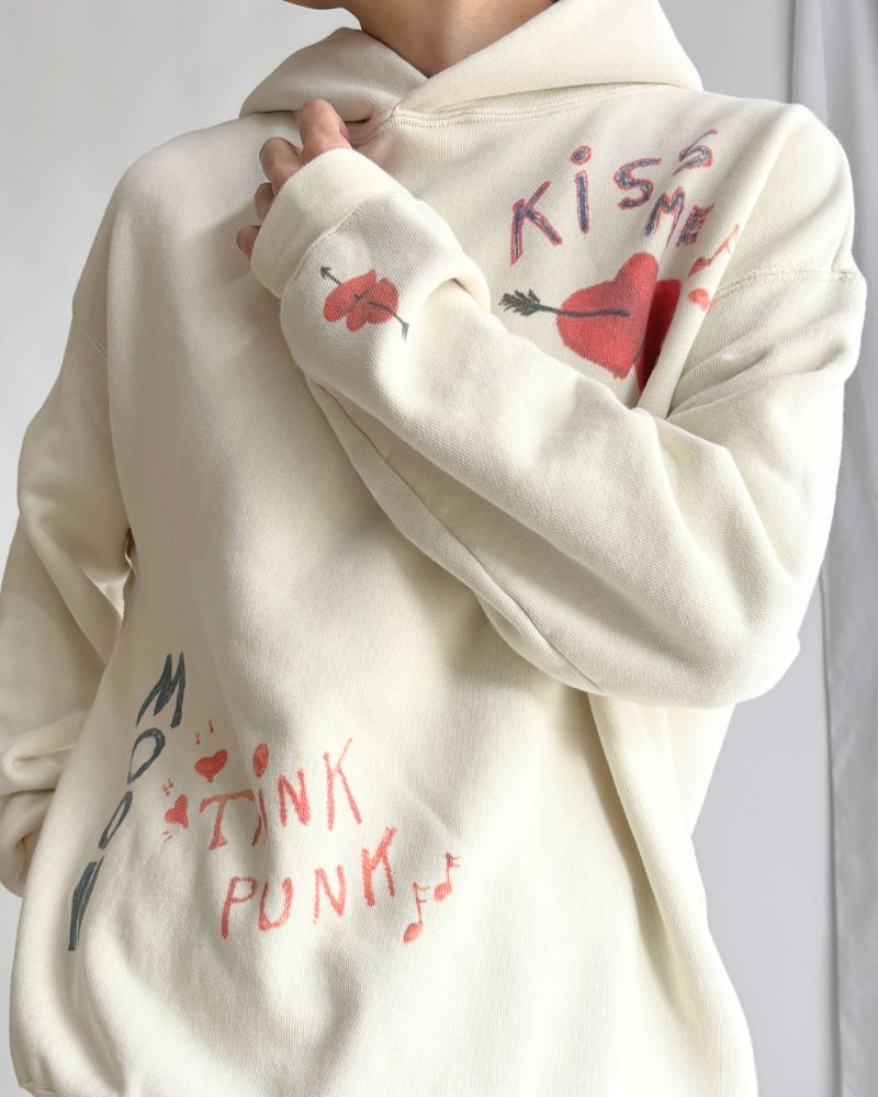 Graffiti Parka in White Graffiti Parka in White