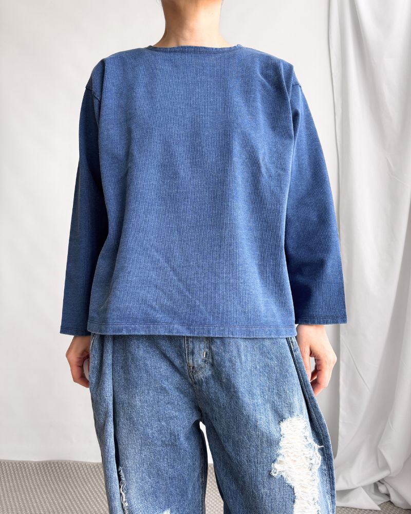 Indigo Pullover in Indigo Indigo Pullover in Indigo
