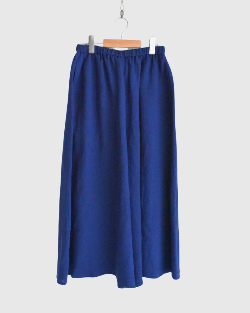 Flare pants (LINEN) in LoyalBlue