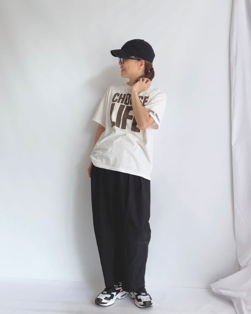 DENIM DUNGAREE Jersey Katharine Hamnett TEE in White – Miel.jp