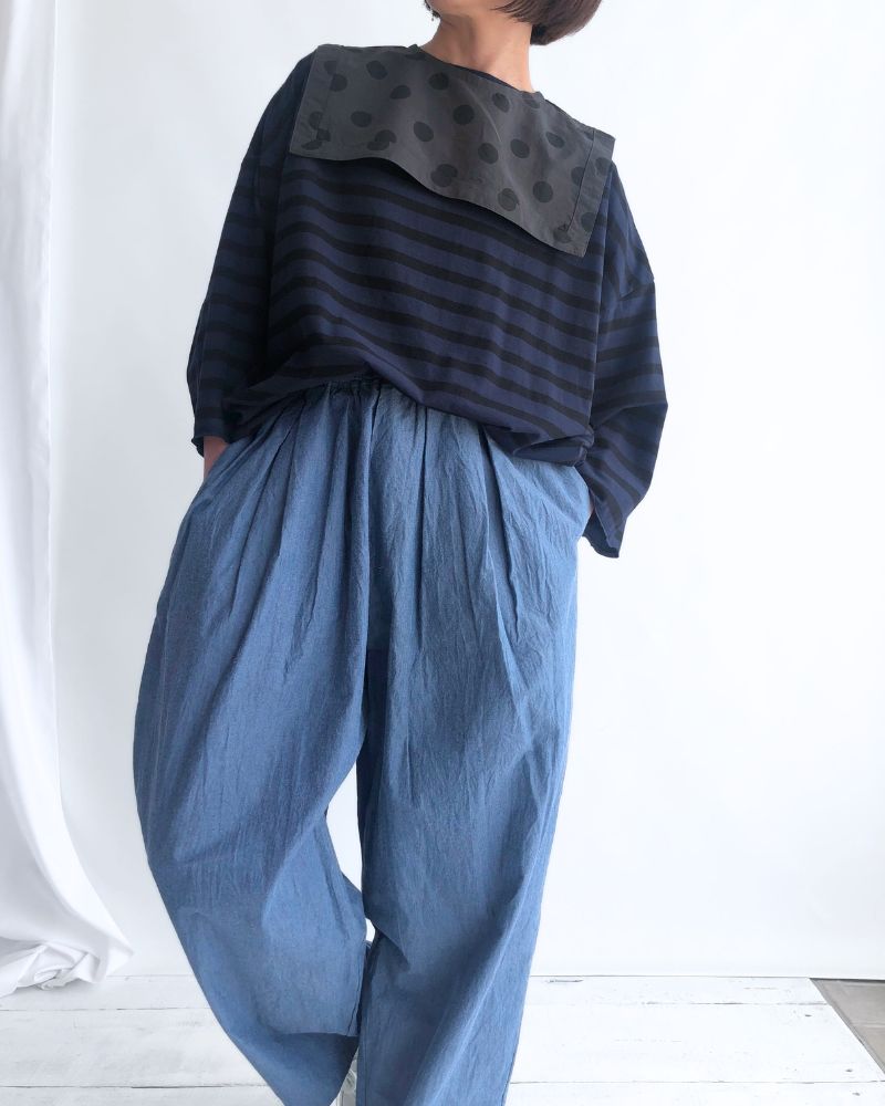 Square Collar in Dot