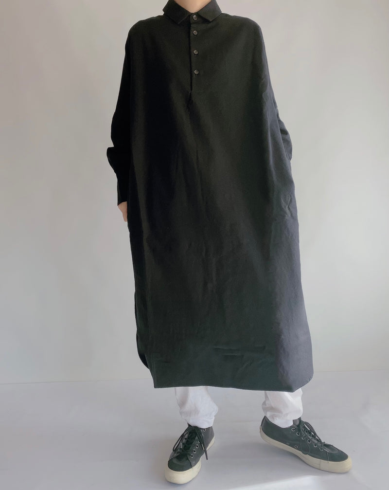 Cotton Wool Shirt Dress