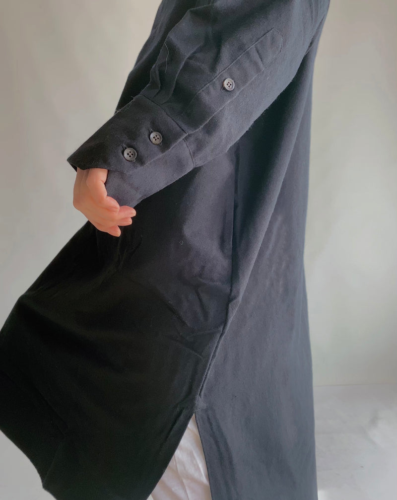 Cotton Wool Shirt Dress