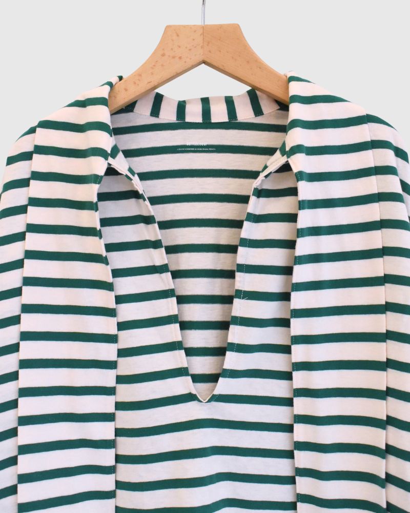 Taco Cotton Border Tie in Pink/Green