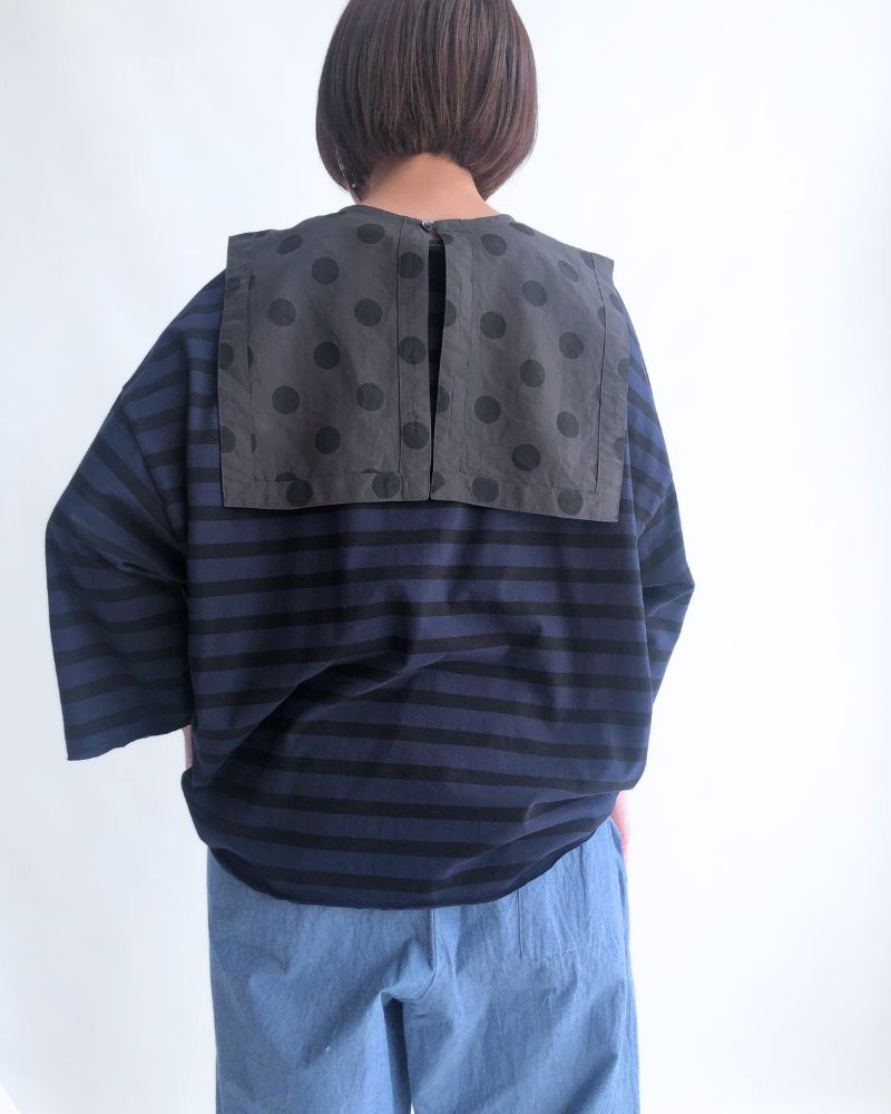 Square Collar in Dot