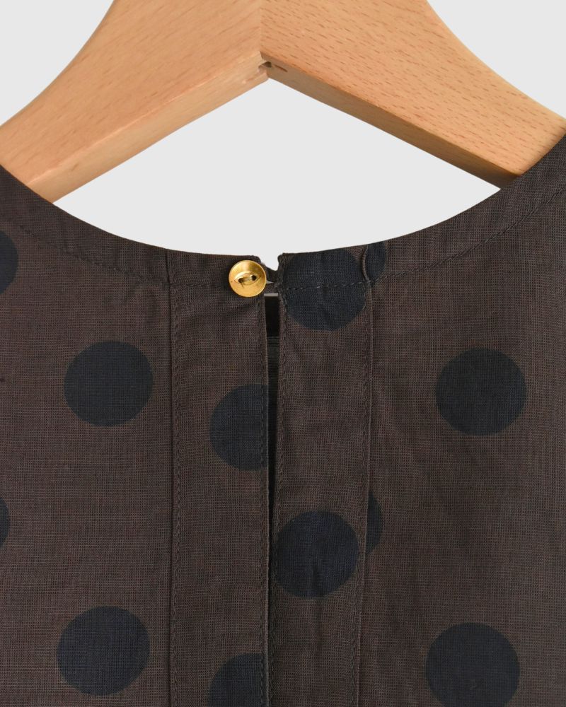 Square Collar in Dot