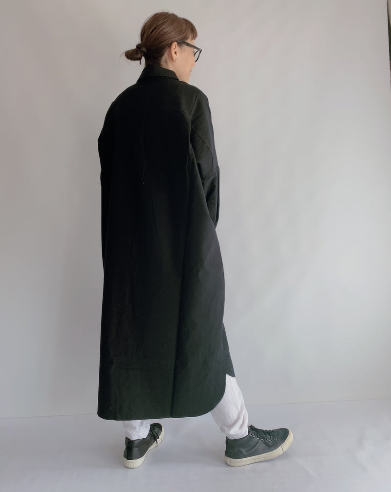 Cotton Wool Shirt Dress