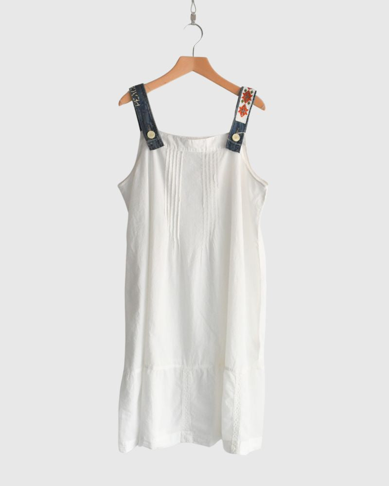 Lawn Dress in White