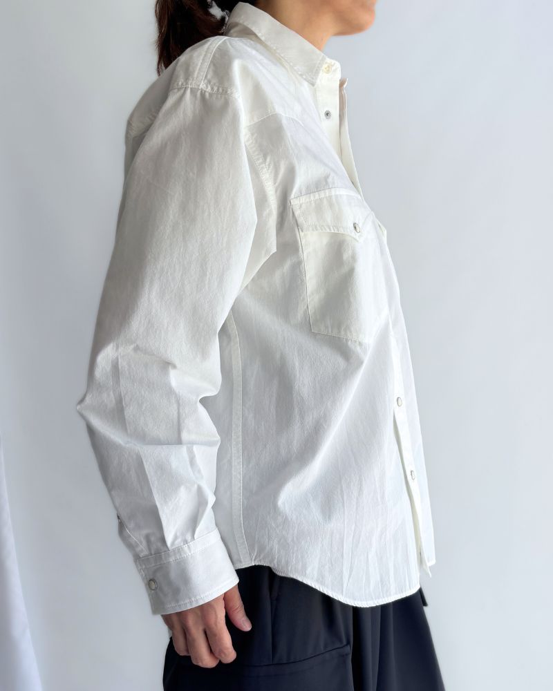 BRENDA-W Western Shirt in White