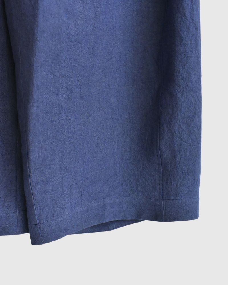 Barrel Leg Pants (LINEN) in DarkNavy