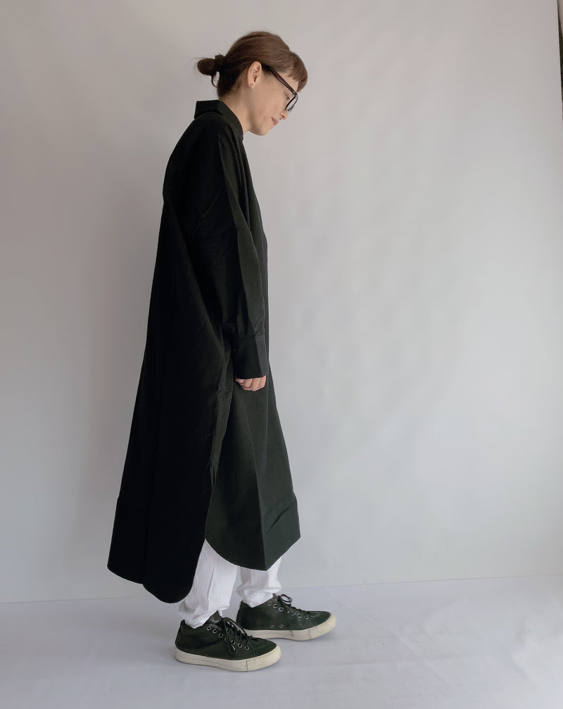Cotton Wool Shirt Dress