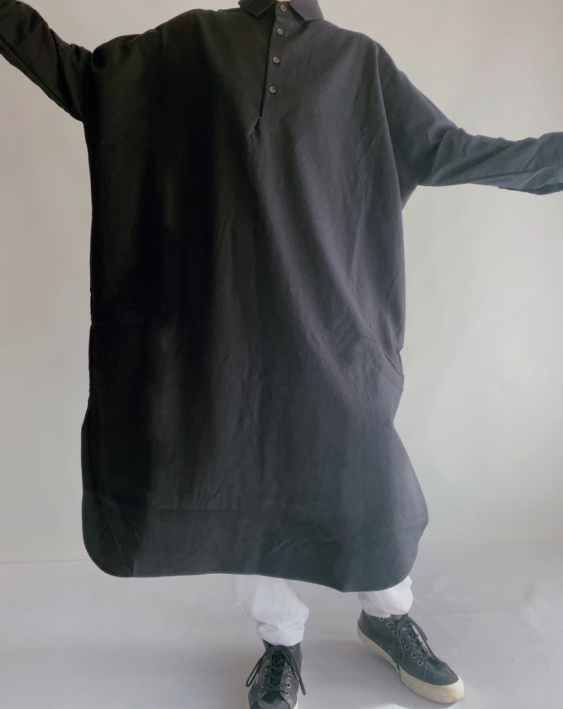 Cotton Wool Shirt Dress