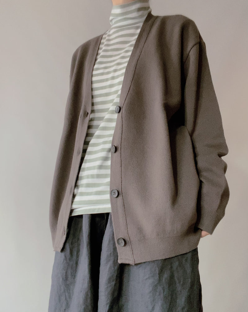 TC Striped High Neck Cut and Sew