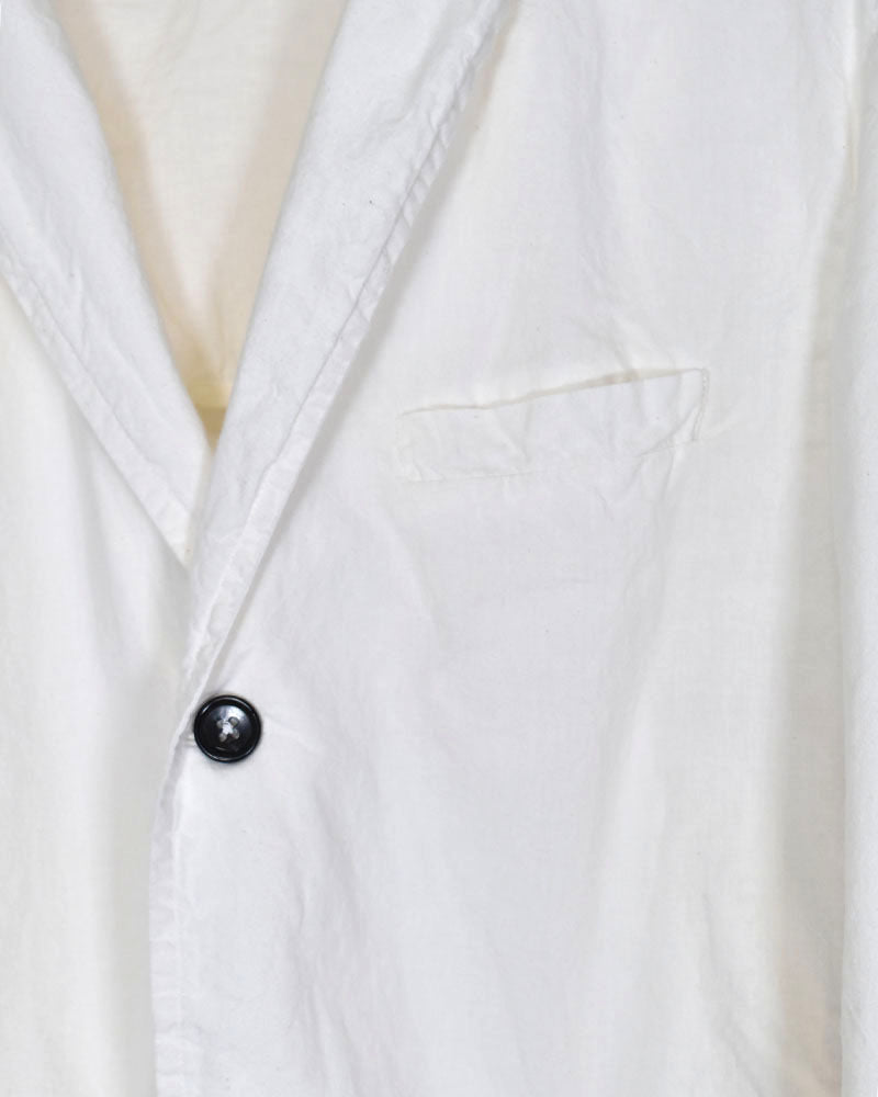 40'S COTTON POPLIN (OVERDYE) SIDE VENTS TAILORED JACKET